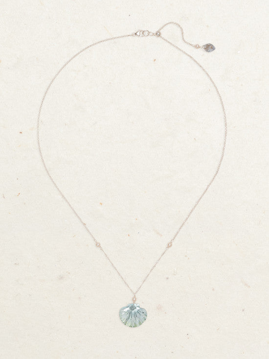 Alt View Sage Silver Shelby Pendant Necklace