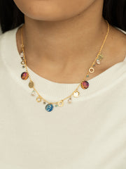 Alt View Multi Gold Coral Reef Necklace