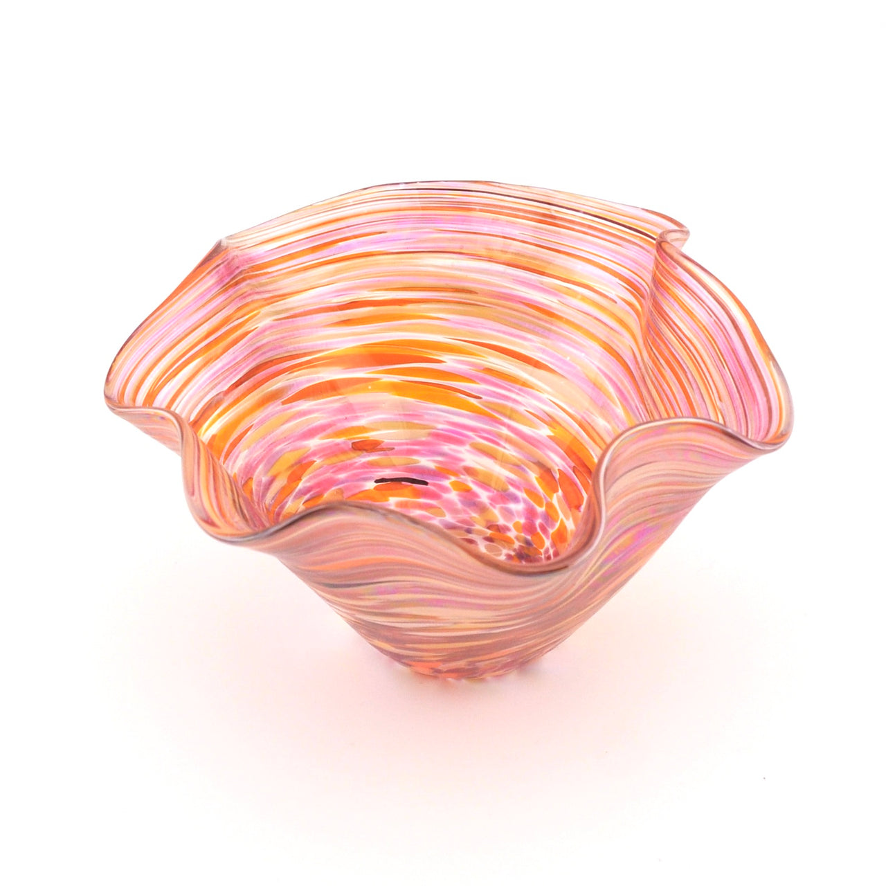 Inside View Glass Flamingo Mini Floppy Bowl