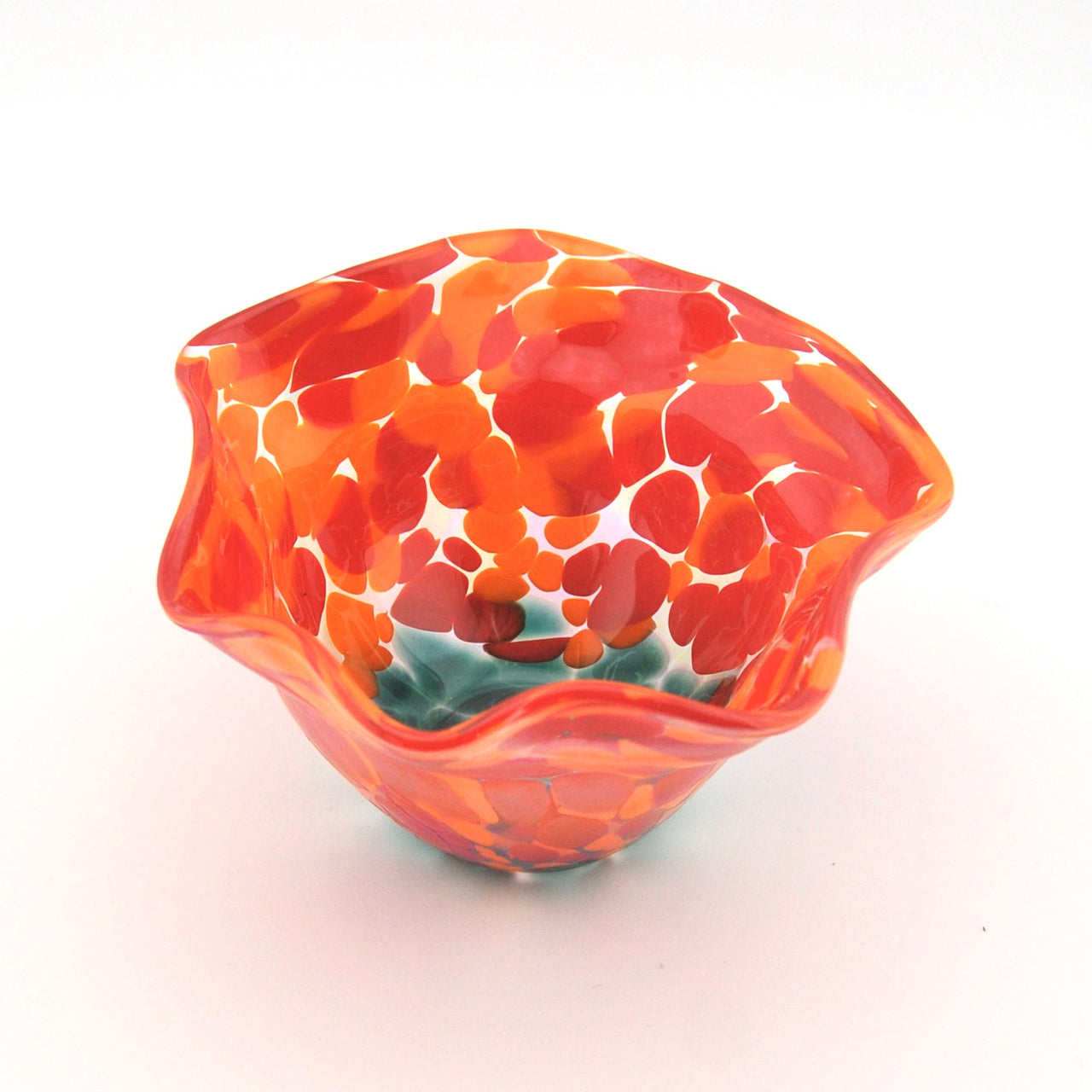Inside View Glass Poppies Mini Floppy Bowl