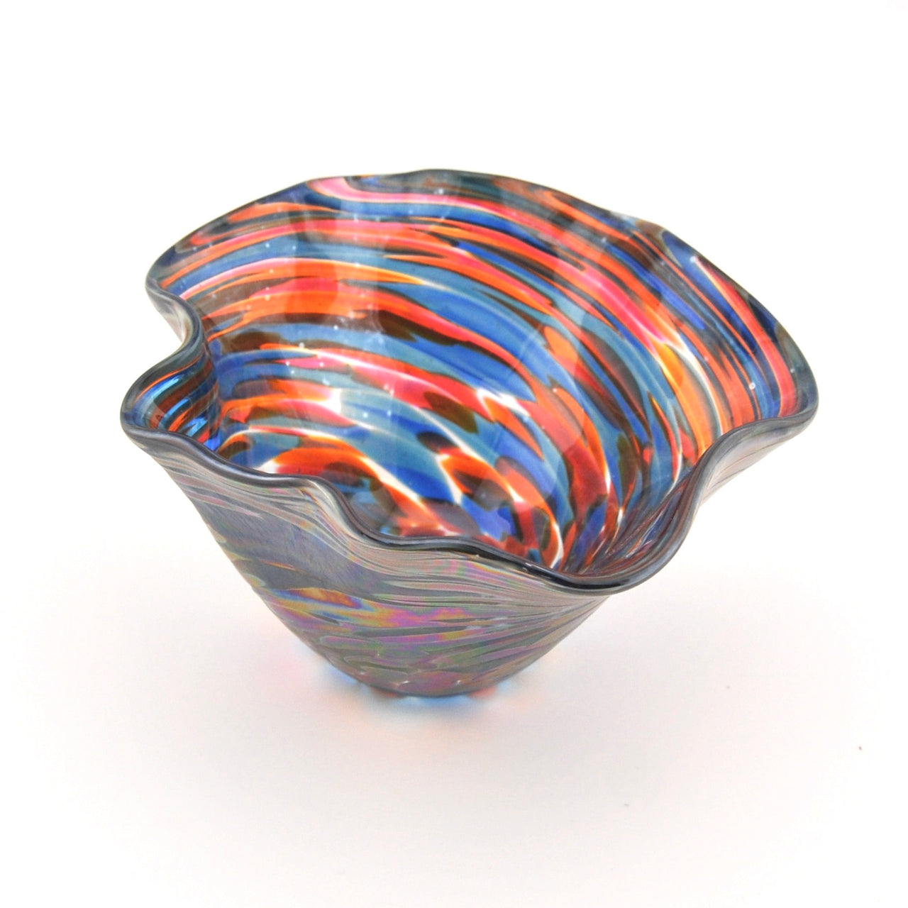 Inside View Mini Glass Floppy Bowl Desert Sky