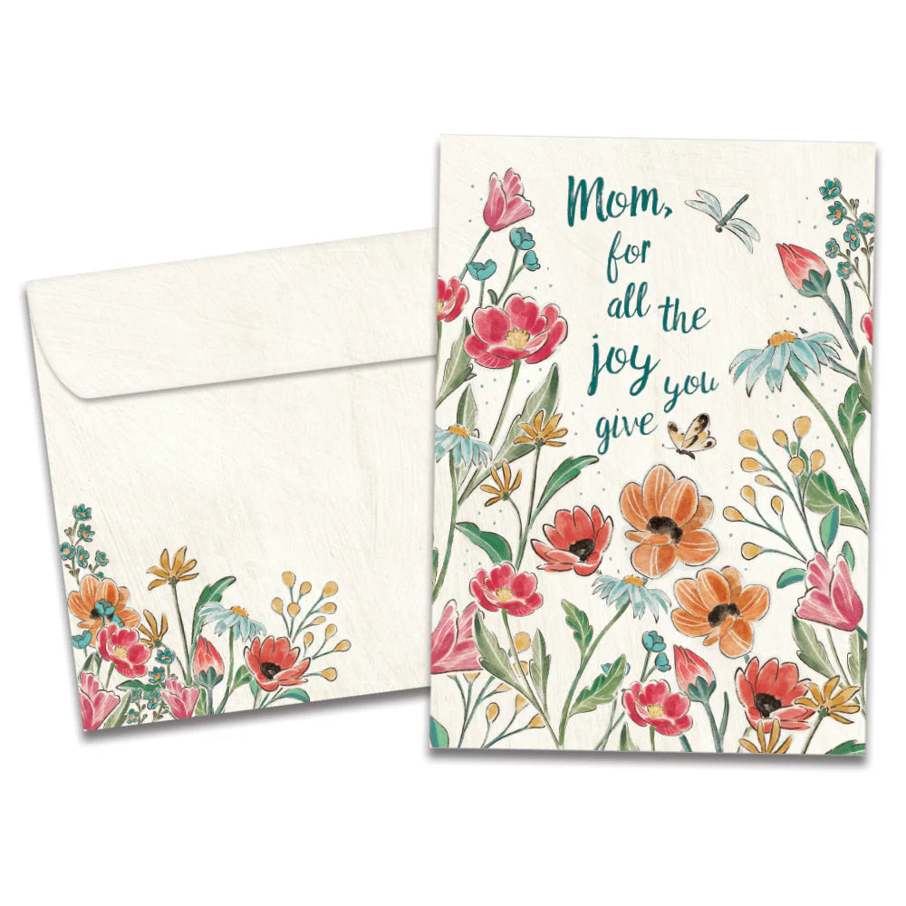Joy You Give Mom Birthday Card