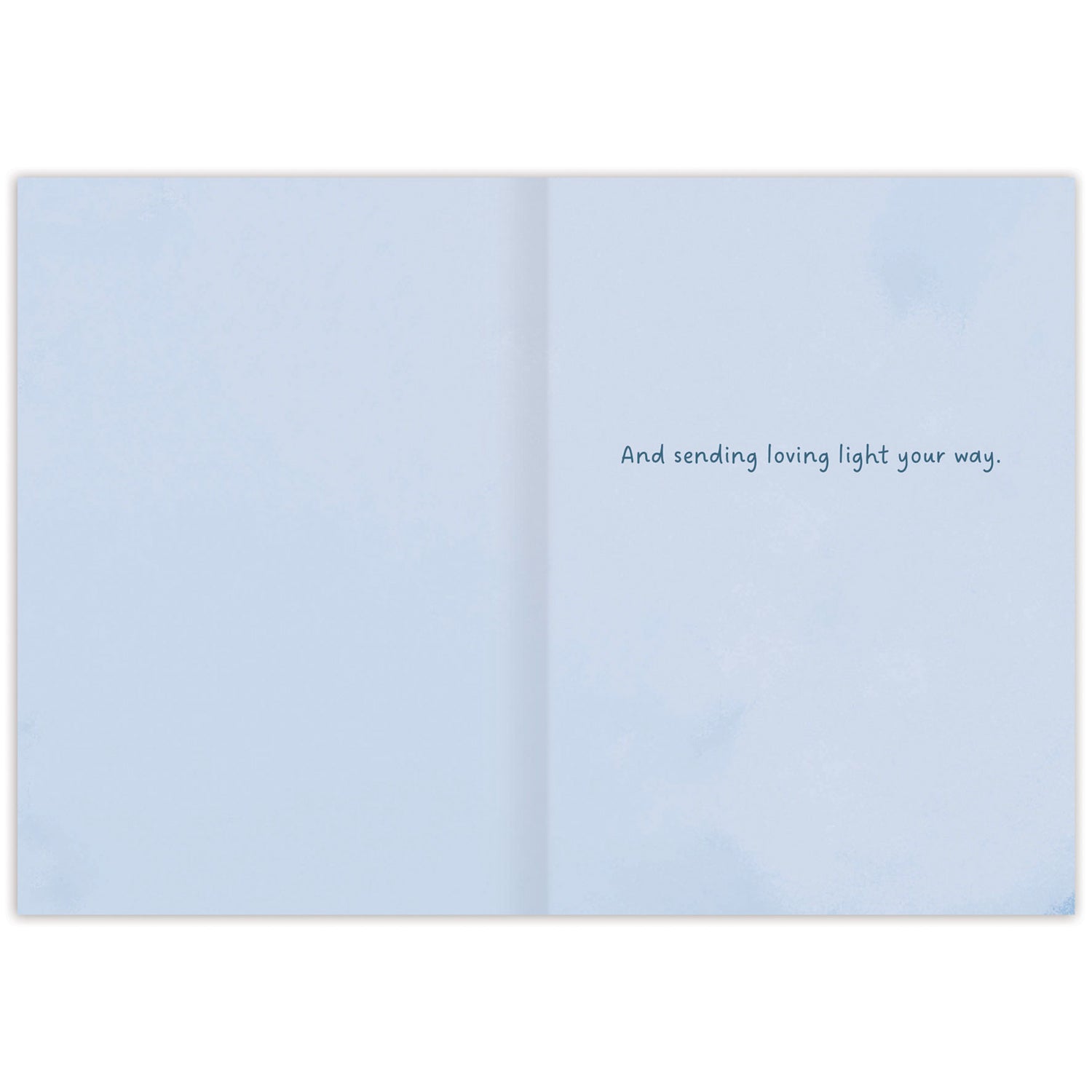 Lighthouse Sympathy Card Inside