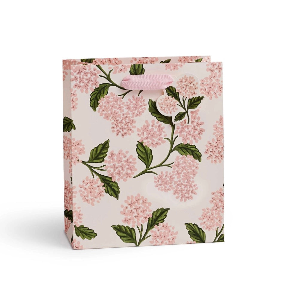 Medium Pink Hydrangea Gift Bag