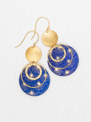 Midnight Blue Atlas Earrings