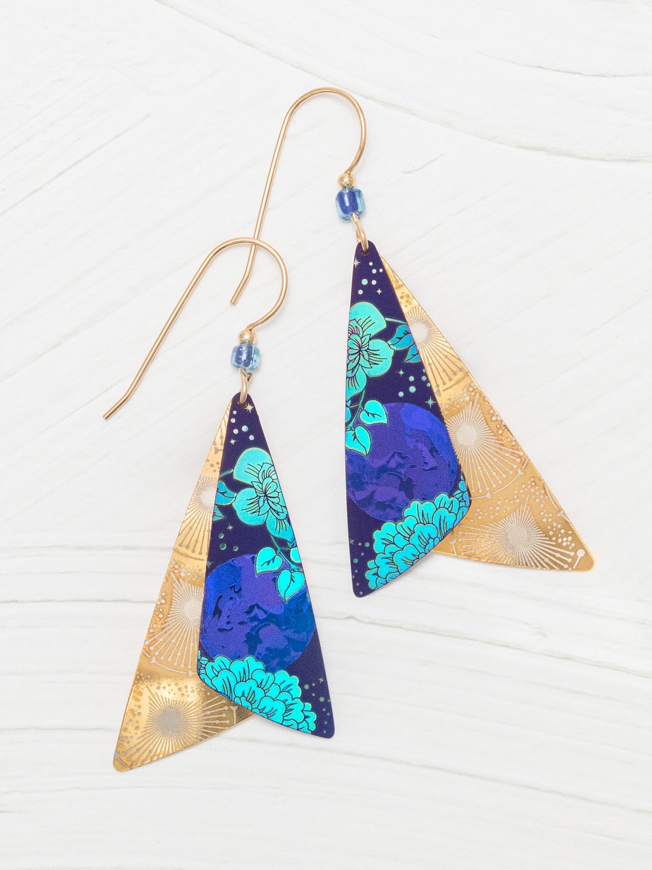 Midnight Blue Caleen Earrings