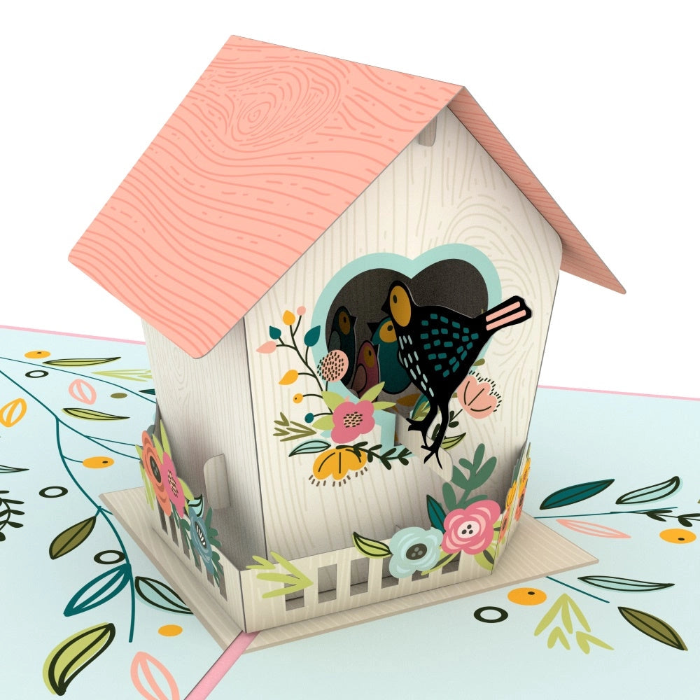 Mother's Day Birdhouse Pop Up Card