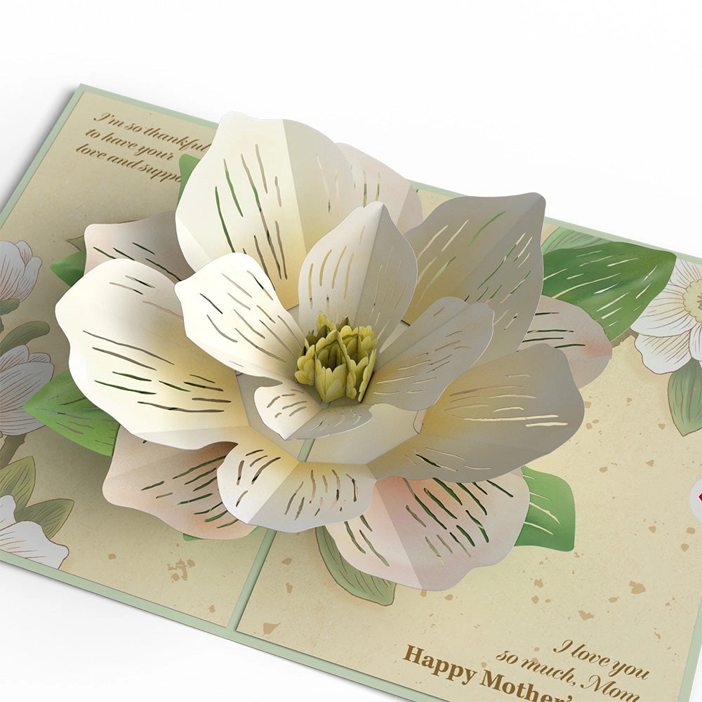 Mother's Day Magnolia Pop Up Card