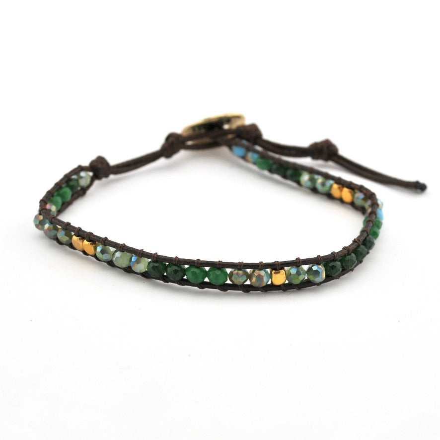Oasis Single Wrap Stone Bracelet