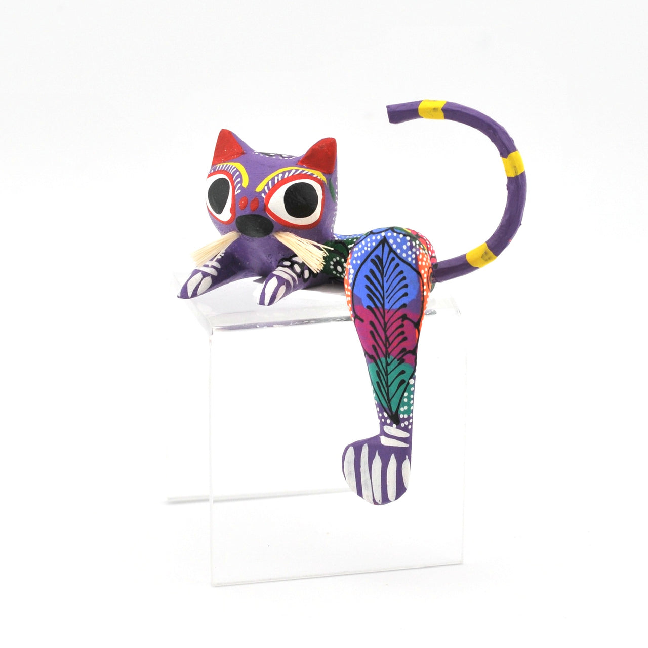 Oaxacan Shelf Cat with Whiskers by Ruiz