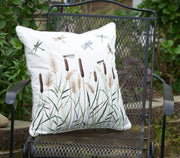 Outside View Dragonfly Creek Indoor/Outdoor Pillow