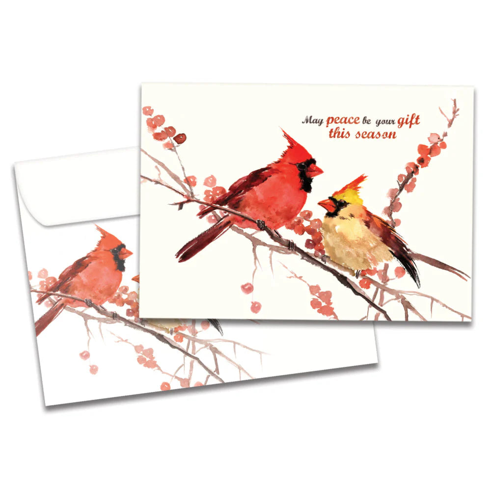 Peace Birds Holiday Card