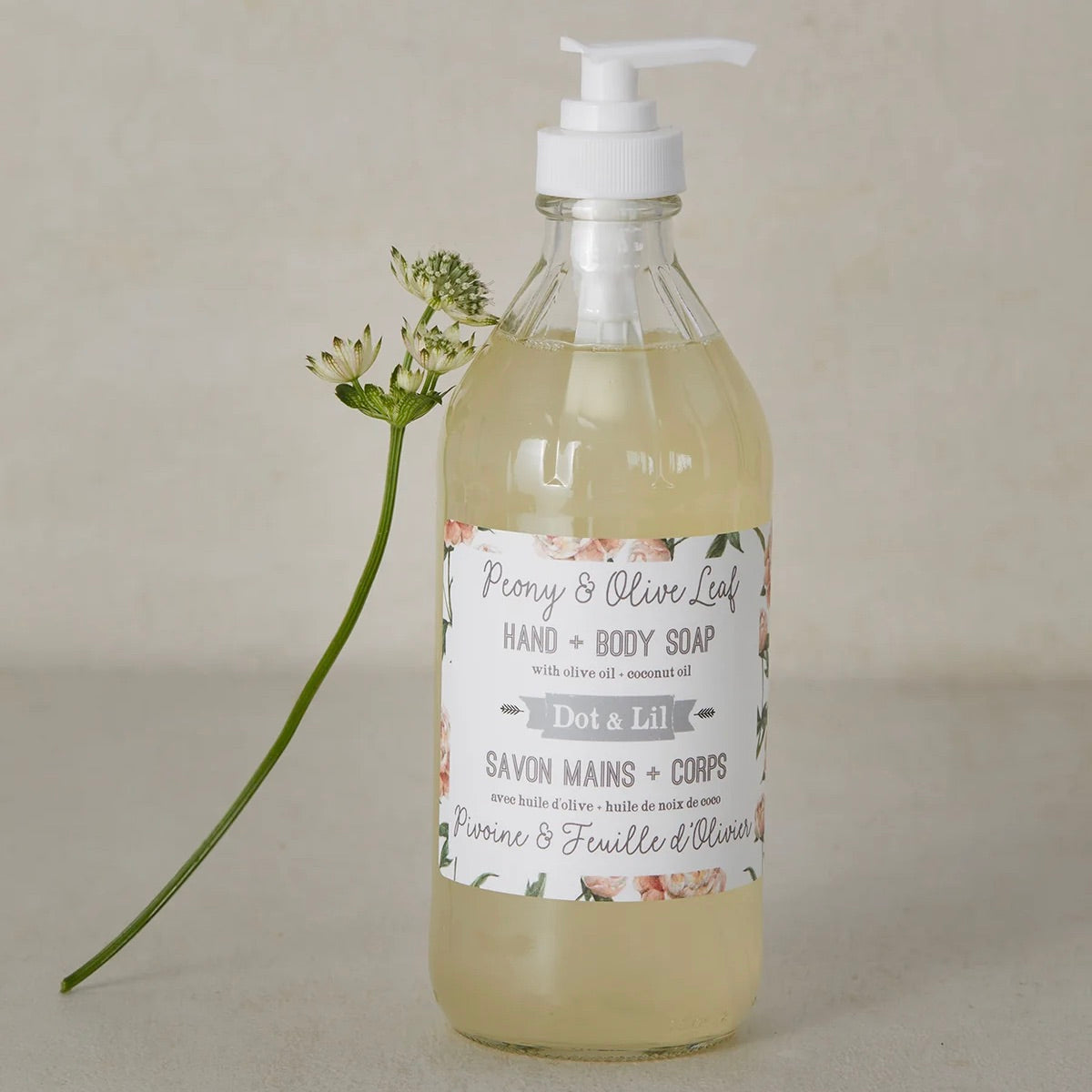 Peony & Olive Liquid Soap