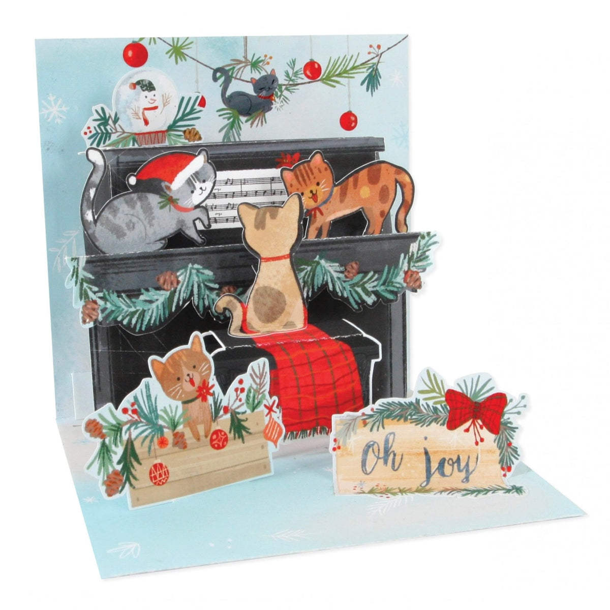 Piano Cats Greeting Card