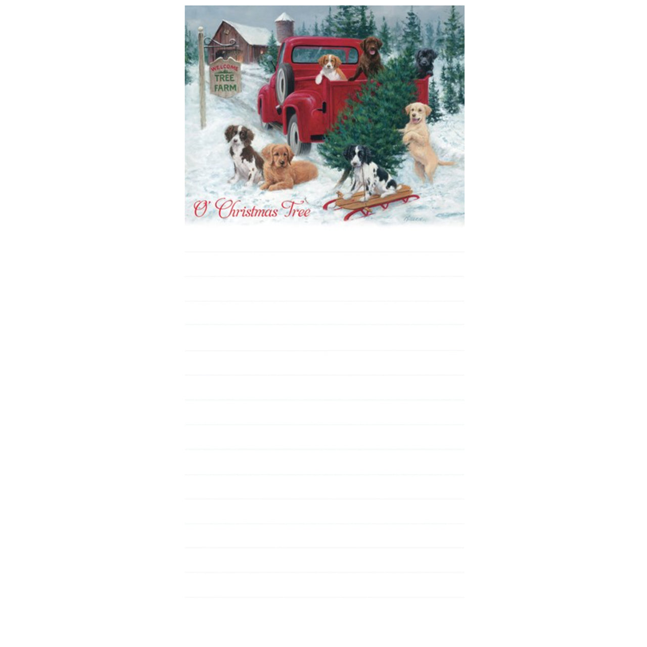 Pick-up Pups Note Pad