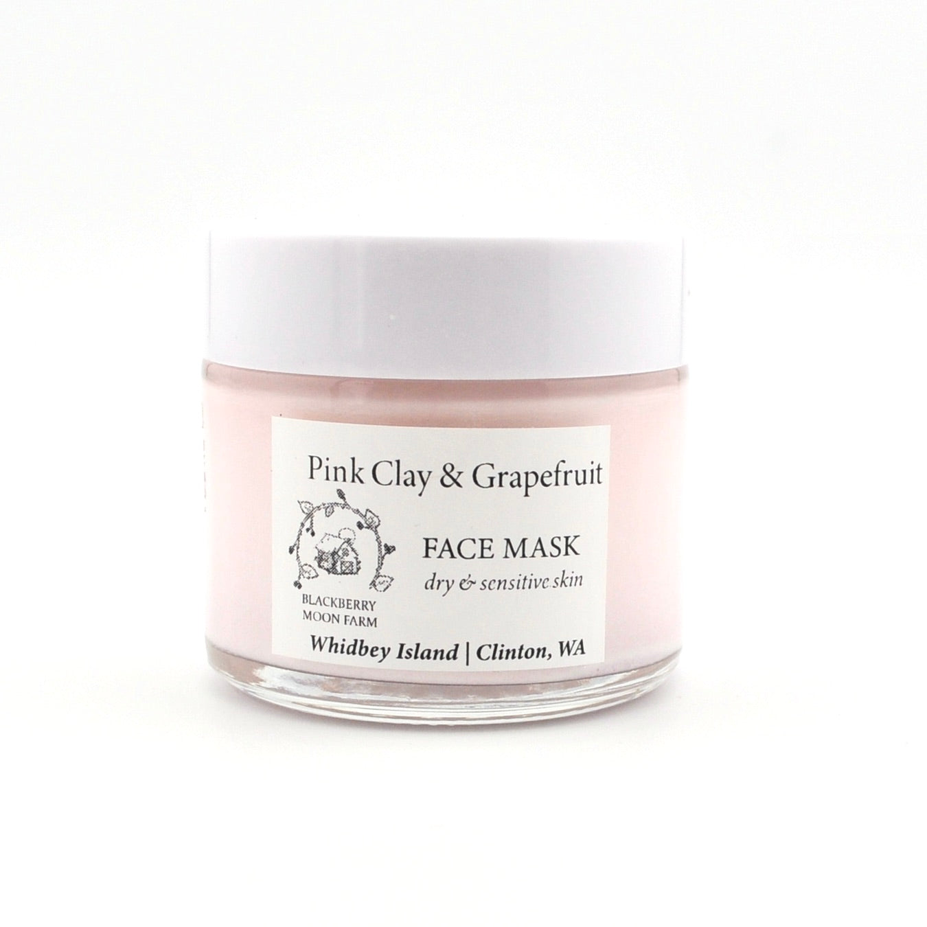 Pink Clay and Grapefruit Face Mask