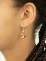 Alt View Dusty Rose Emelia Earrings