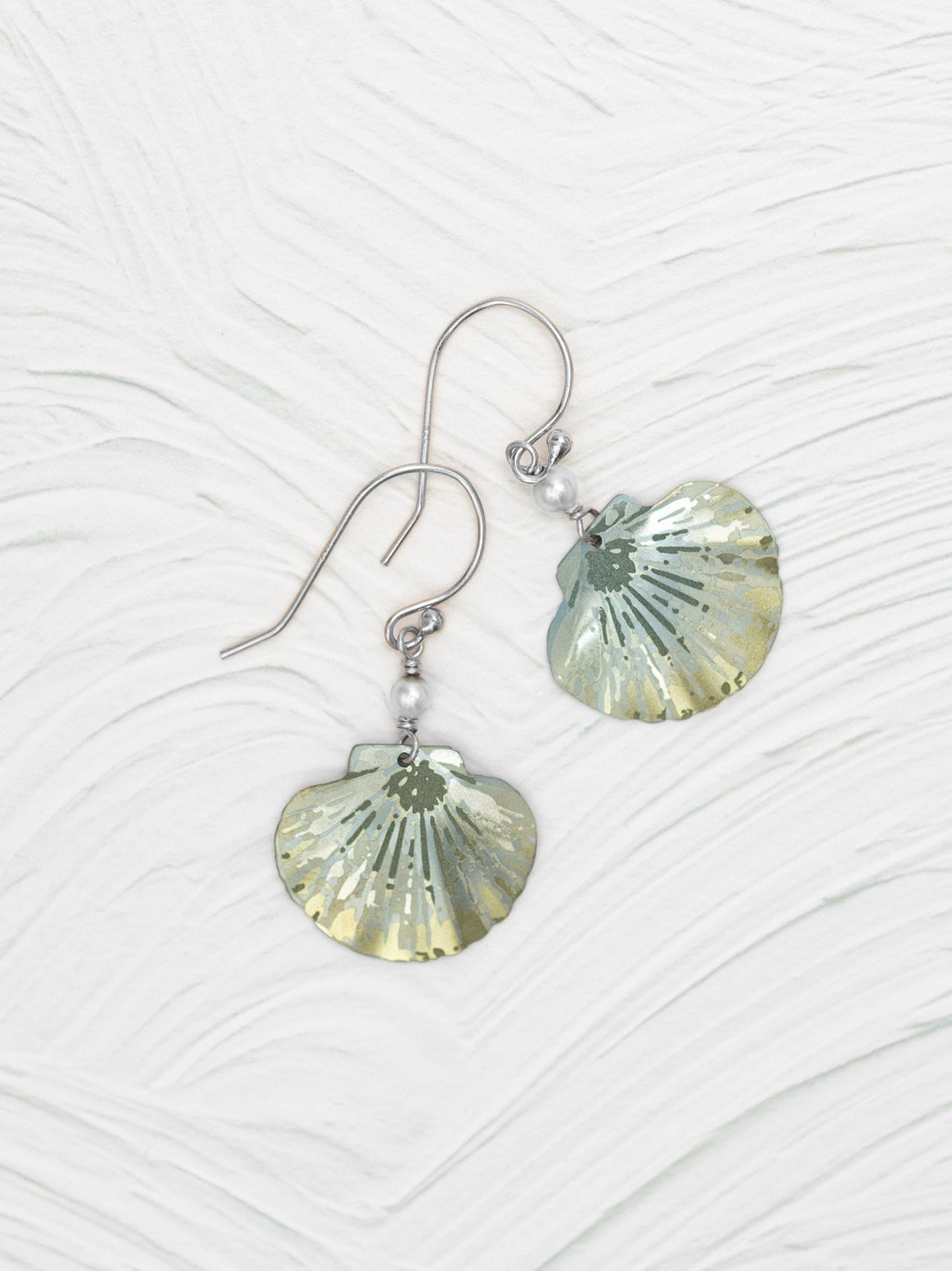 Sage Silver Shelby Earrings