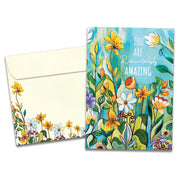 Ridiculously Amazing Day Birthday Card on white background