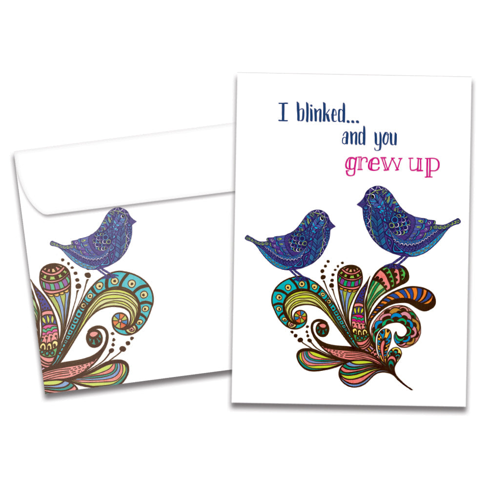 Blink and Grow Birthday Card