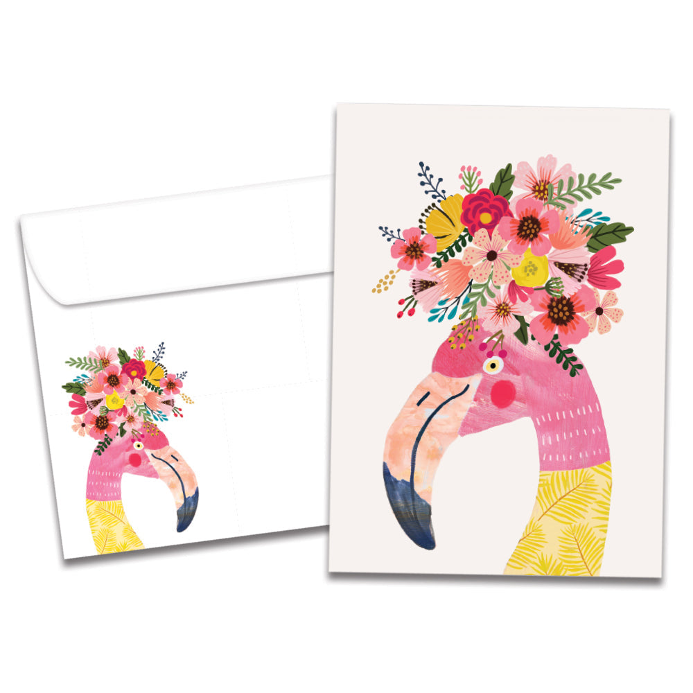 Fabulous Flamingo Birthday Greeting Card