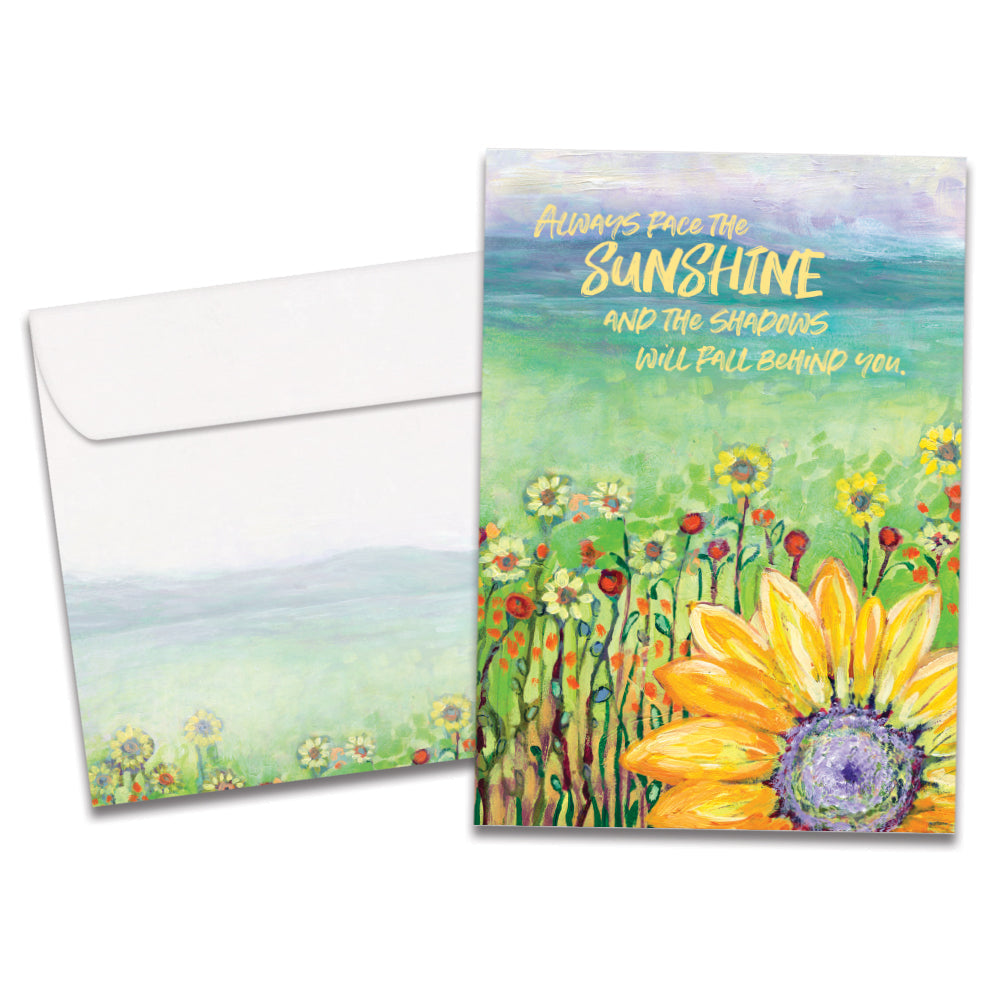 Delightful Sunflower Just Because Card