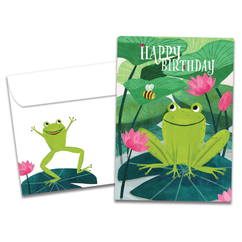 Leap for Joy Birthday Card
