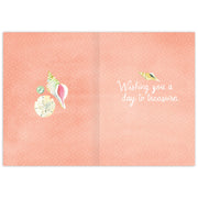Seashell Treasures Birthday Card Inside