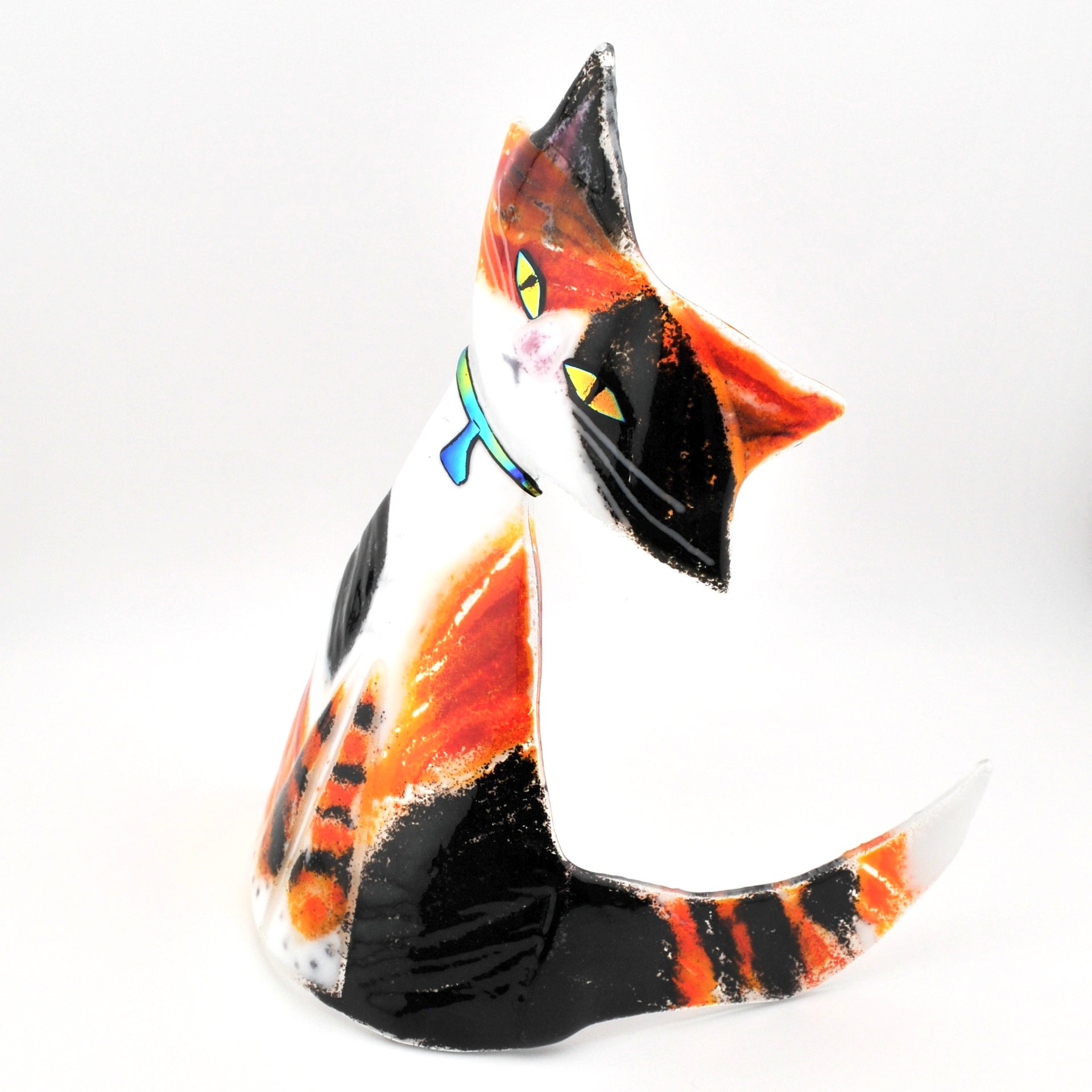 Side View Calico Glass Katten