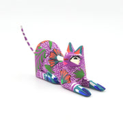 Side View Cat Resting with Whiskers by Lopez