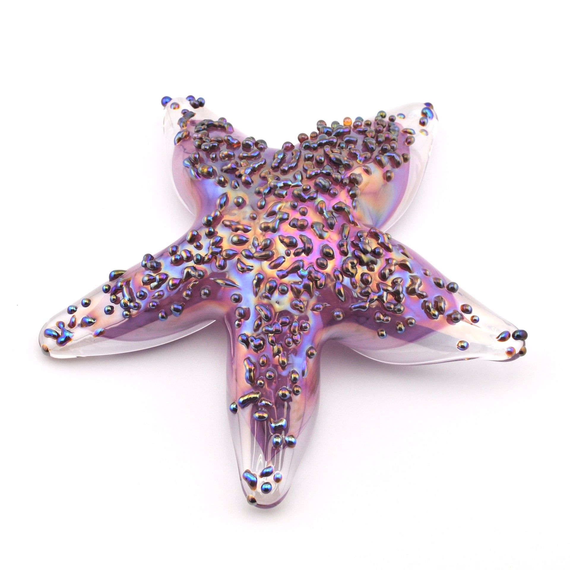 Side View Glass Lilac Starfish