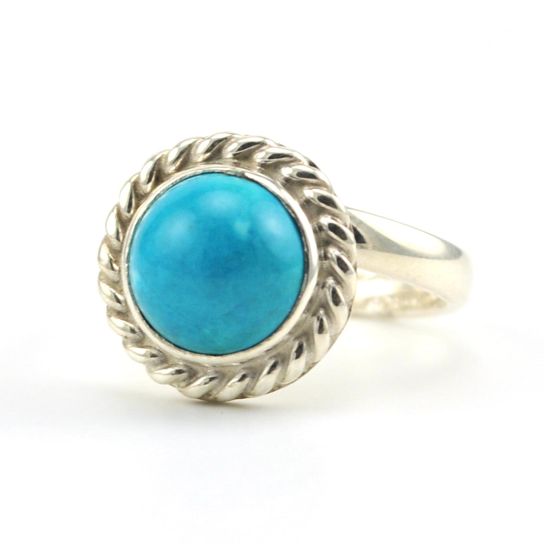 Silver Chrysocolla Adjustable Ring