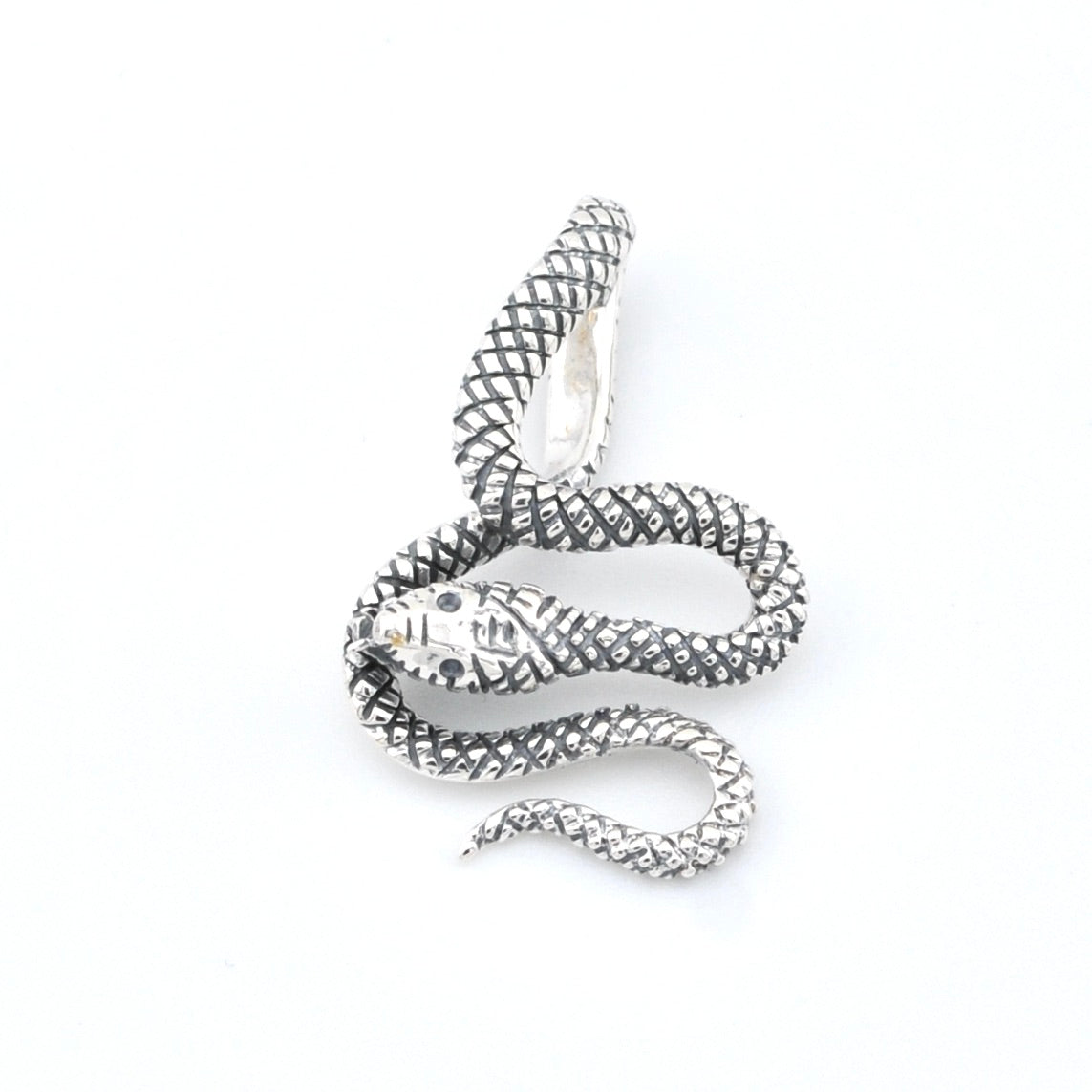Silver Snake Pendant
