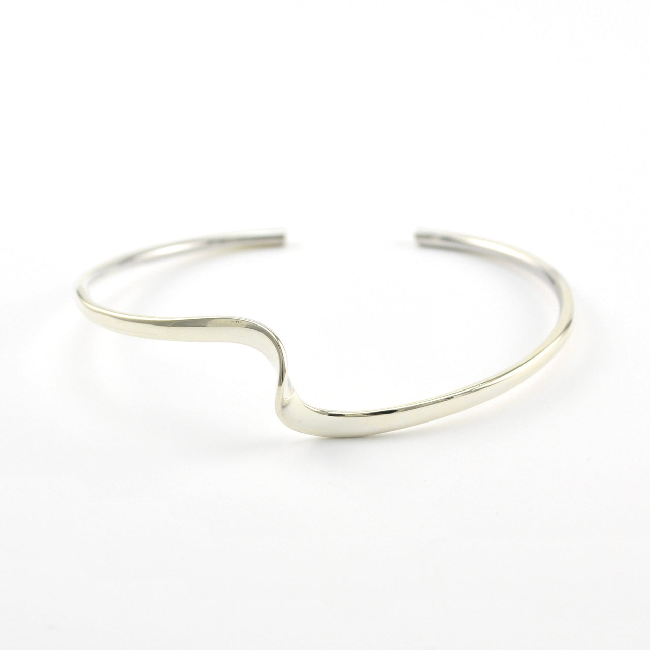 Silver Twist Cuff Bracelet