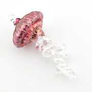 Small Cranberry Hanging Jellyfish Ornament