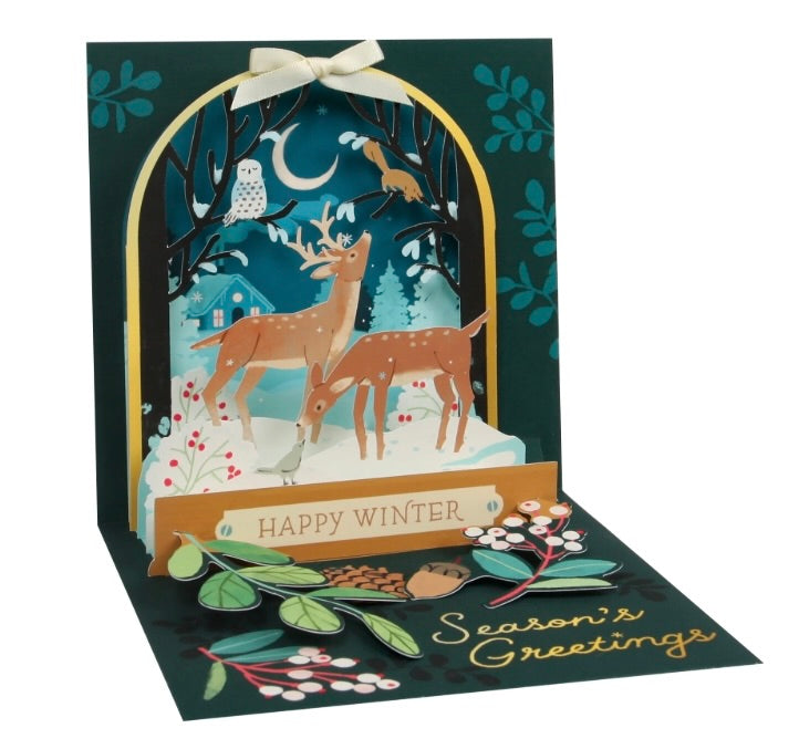 Snowglobe Dome Treasures Greeting Card
