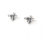 Sterling Silver Bee Post Earrings