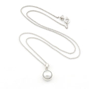 Sterling Silver Pearl 8mm Necklace