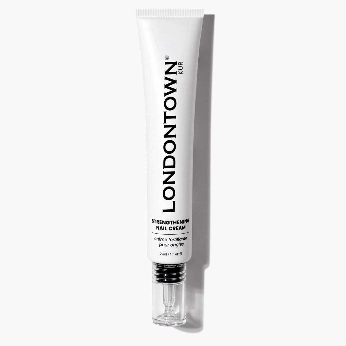 Strengthening Nail Cream on white background