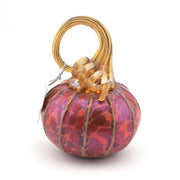 Tiny Sierra Red Glass Pumpkin