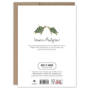 Turtley in Love Anniversary Card Back