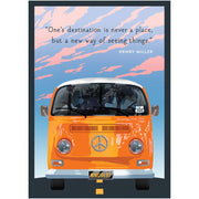 Vintage Bus Birthday Card