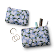 With Items Hydrangea Zippered Pouch Set