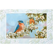 Bluebird Couple Sympathy Card