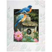 Garden Bluebirds Note Card Set