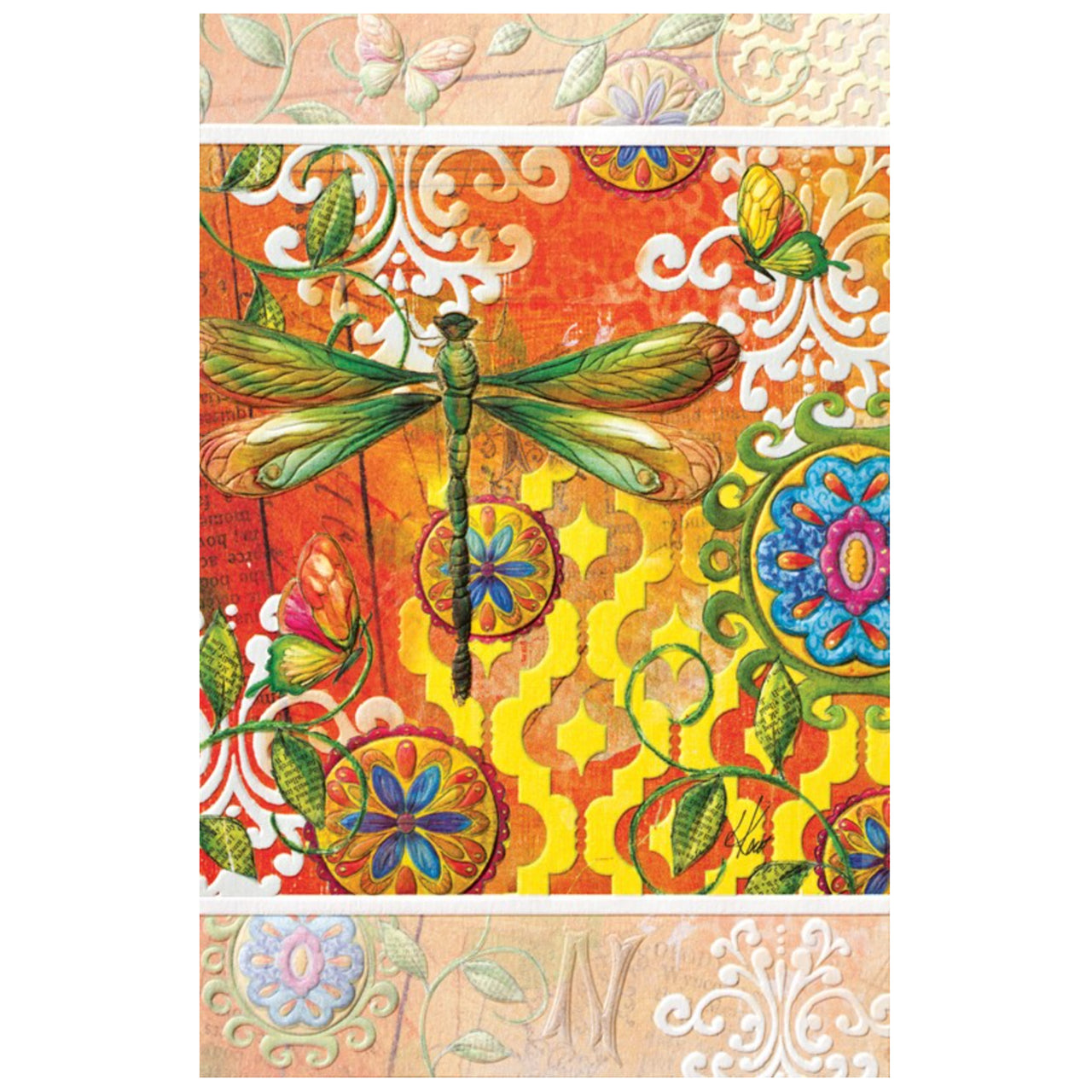 Dragonfly Flight Birthday Card