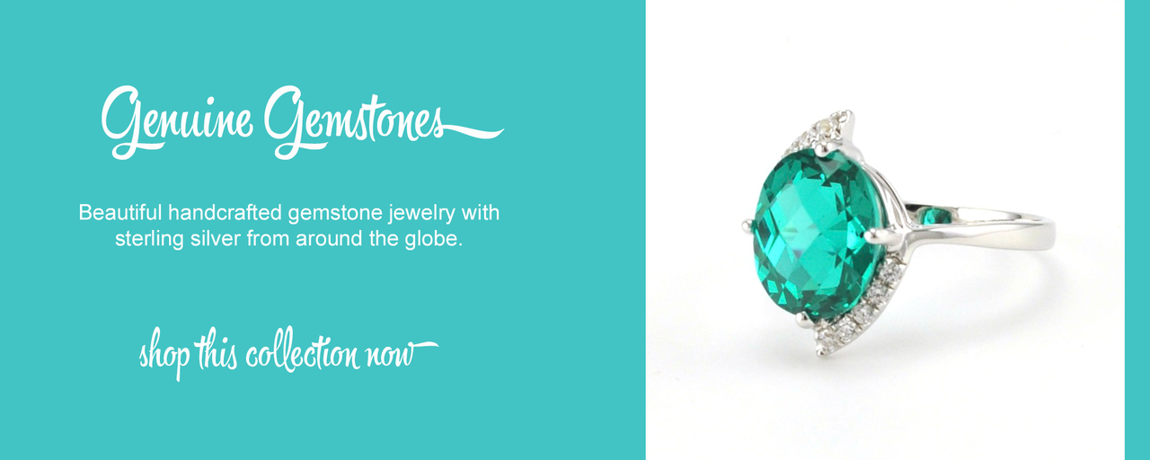 Genuine gemstone jewelry online