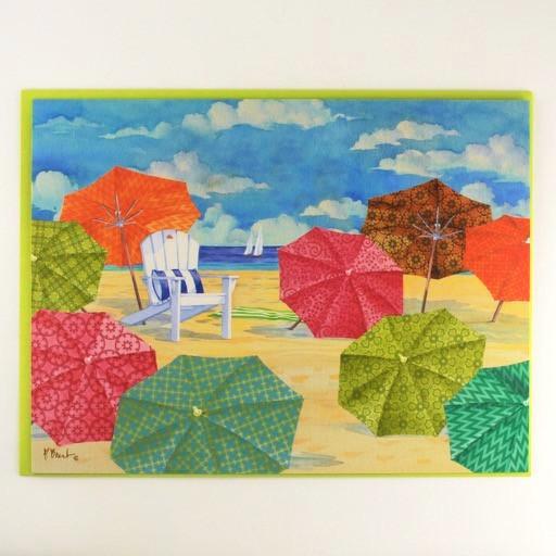 Sunnyside Umbrellas Blank Card
