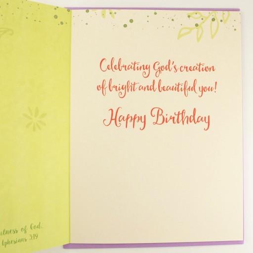 Live Life in Full Bloom Birthday Card