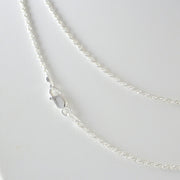 Alt View Sterling Silver 20 Inch Rope 035 Chain